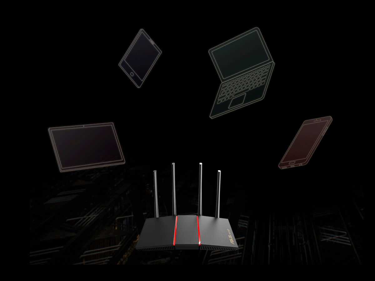 Интернет роутер Asus RT-AX55 Wi-Fi 6 ᐈ Купить Интернет роутер